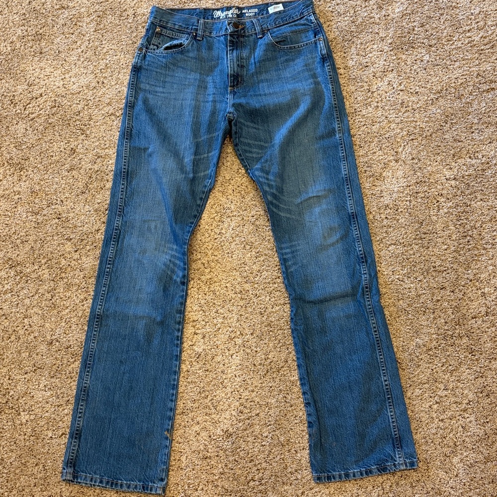 Wrangler Retro Relaxed Boot Jeans - Blue